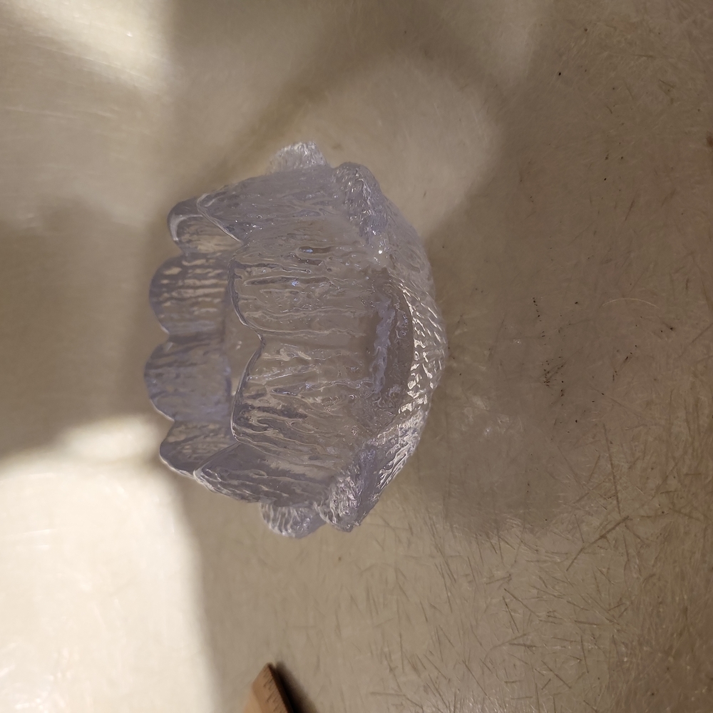Holmegaard Akande Water Lily Motif Candle Holder Design Sidse Werner Swe… - Picture 2 of 8